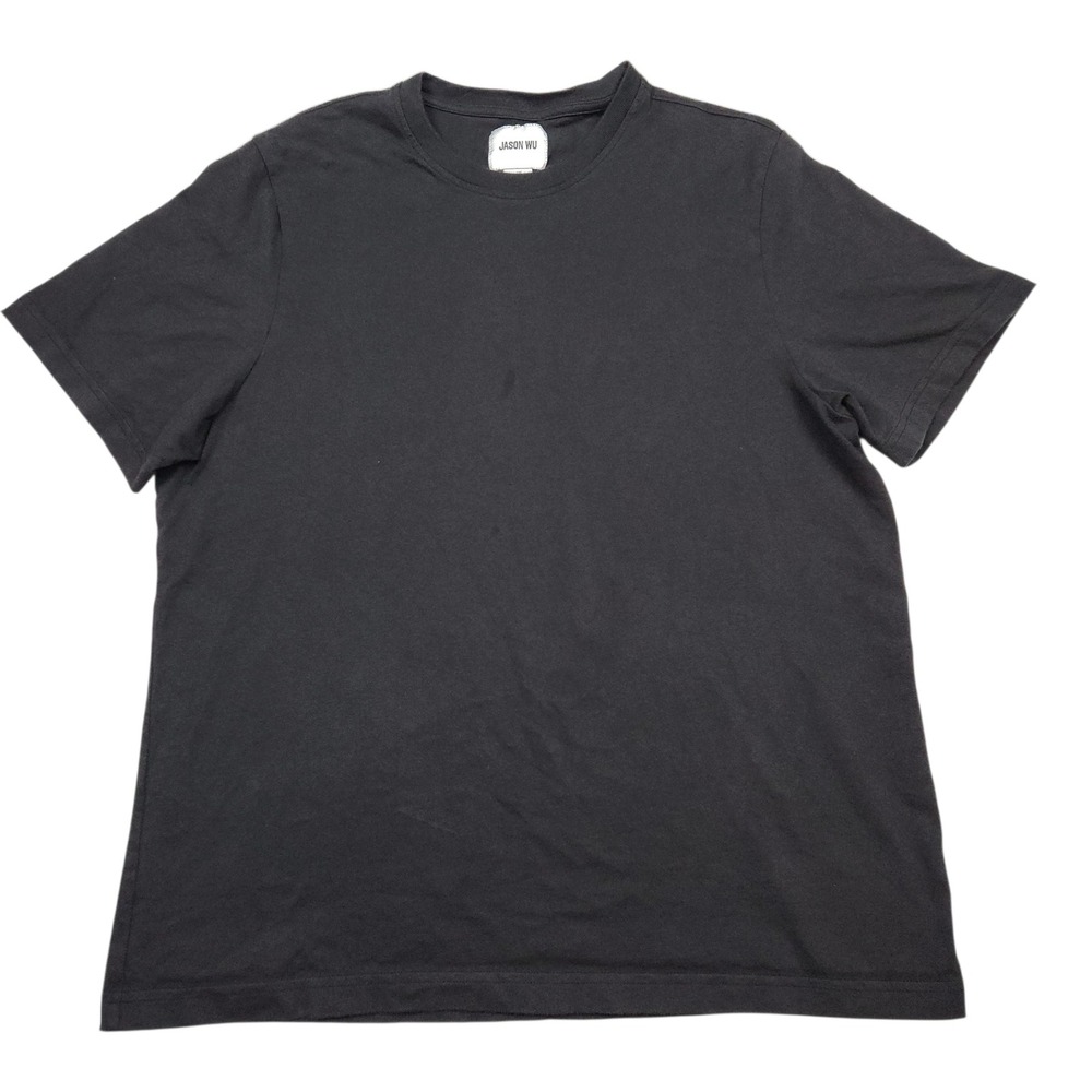 Jason Wu Men's XXL Charcoal Gray Crew Neck T Shirt Heavy Cotton